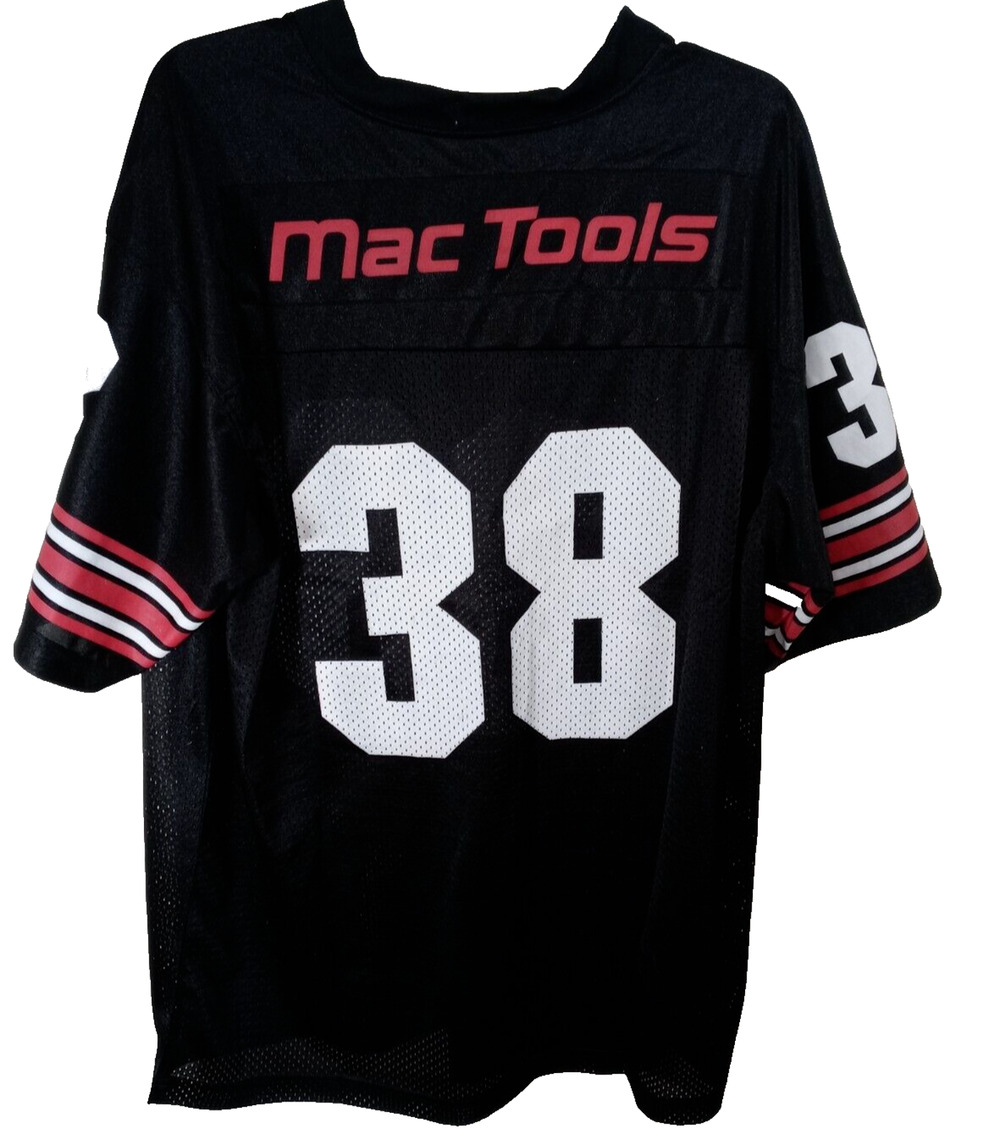 Mac Tools Promotional Mesh Football Jersey #38 Mechanics Black/Red NFL